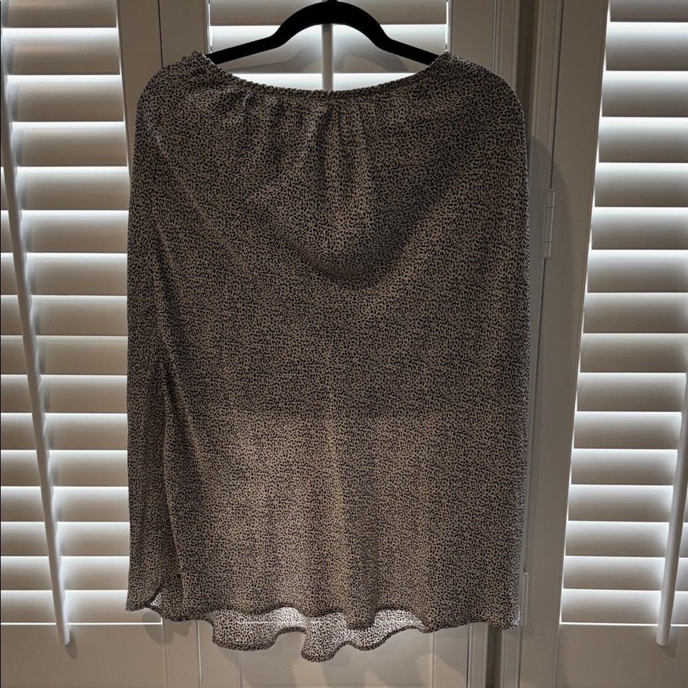 Sienna Sky Black and White A-Line Skirt